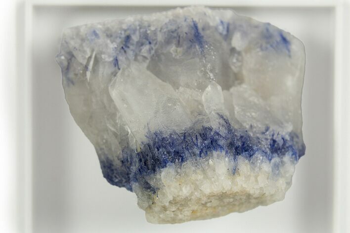 Dumortierite in Quartz - Vaca Morta Quarry, Brazil #309794